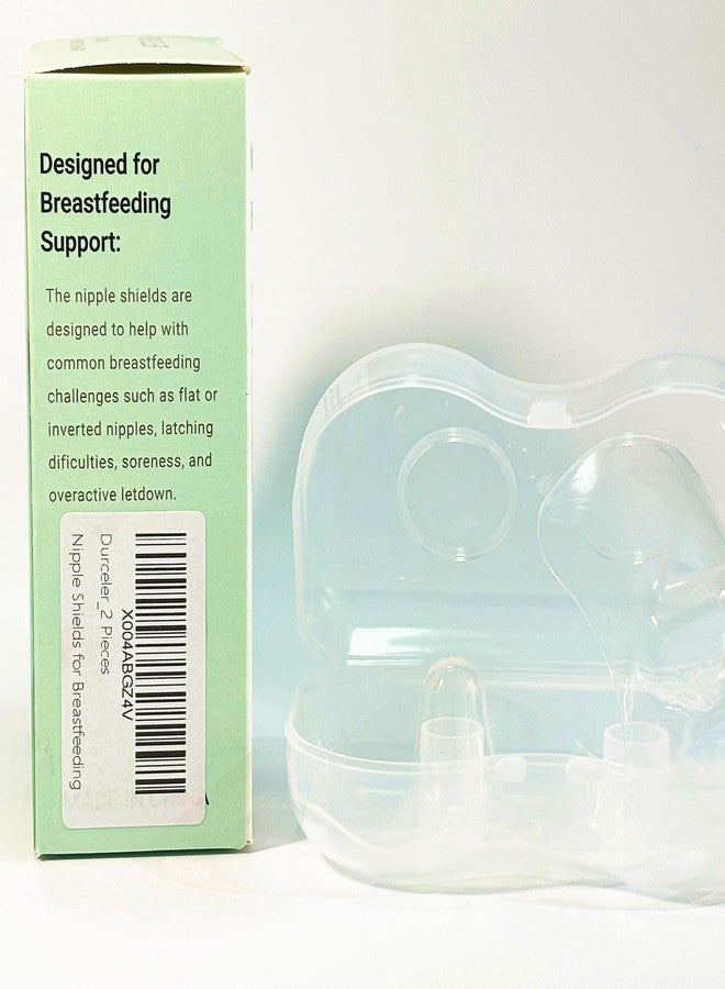 Durceler 2 Piece Nipple Shields for Breastfeeding, Contact Nipple Shields for Breastfeeding, Accessories Made by Durceler, Include Carry Case, BPA Free, 2PCS - Image 4